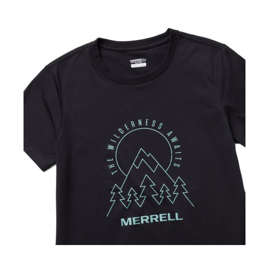 Discount - Merrell Women's The Wilderness Awaits Short Sleeve Tee