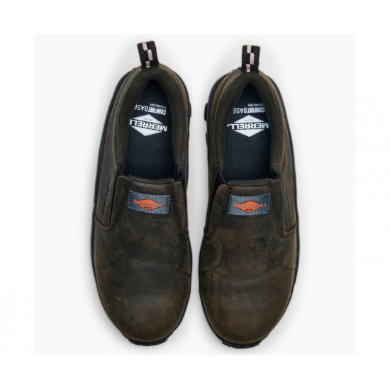 Discount - Merrell Women's Jungle Moc Leather Comp Toe Work Shoe